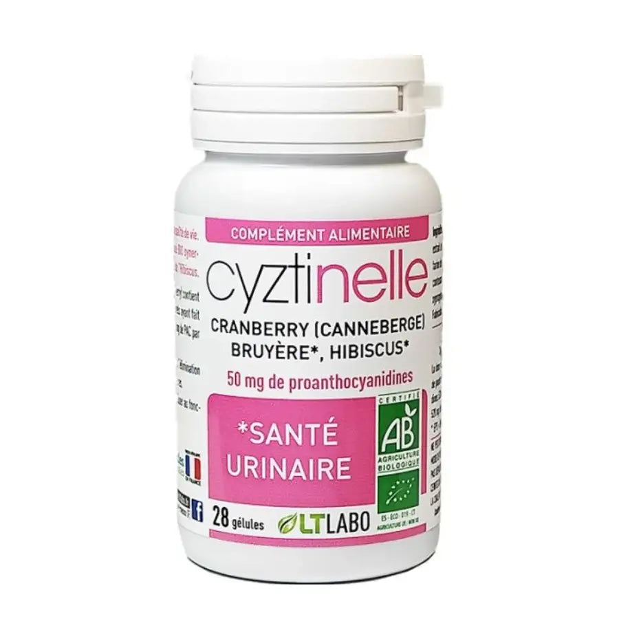 Une boîte de 28 gélules de Cystinelle de la marque LT LAbo