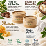 Démaquillant solide jojoba bio Comme avant 40g avec ingrédients naturels certifiés