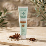 Denticlay Anis Digestif 75ml tube dentifrice argile eau thermale sur marbre