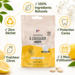 Dentifrice à croquer citron Apimani recharge 120 pastilles bio naturel zéro déchet