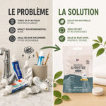 Dentifrice menthe bio Apimani 40g : problème plastique versus solution écologique