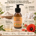 Dentifrice argile blanche Comme Avant 90ml avec ingrédients naturels kaolin, carbonate calcium et coquelicot