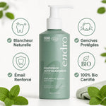 Dentifrice Actif Blancheur Menthe Glaciale Endro 175g avec bénéfices blancheur naturelle, gencives protégées, émail renforcé, bio certifié