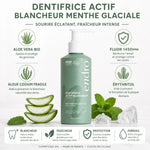 Dentifrice Actif Blancheur Menthe Glaciale Endro 175g avec ingrédients actifs Aloe Vera, Algue Codium et Fluor