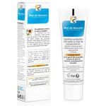 La face arrière d'un tube de Un dentifrice anti-tartre au miel de manuka de 75ml de la marque Comptoirs et compagnies