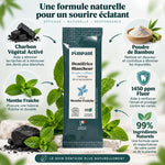 Dentifrice Blancheur Menthe Fraîche Pimpant avec charbon activé et bambou, 8g