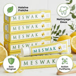 Dentifrice Meswak ayurvédique citron Kerala Nature avec bénéfices santé bucco-dentaire