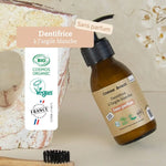 Les labels du dentifrice à l'argile blanche sans fluor de 180 ml Comme Avant