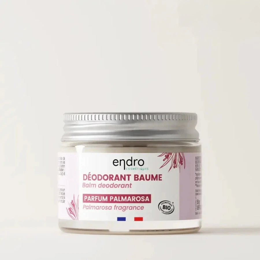 Un déodorant baume Palmarosa de la marque Endro Cosmétiques