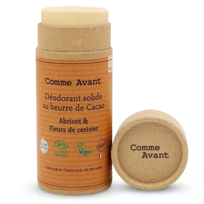 Déodorant solide Comme Avant beurre de cacao abricot fleurs de cerisier 60g