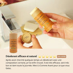 Les avis client sur le déodorant solide au beurre de cacao senteur abricot et fleurs de cerisiers de 60 g de la marque Comme Avant