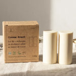 Déodorant solide Comme Avant beurre de cacao brut, recharge 2x60g en packaging kraft