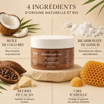 Déodorant solide Coco Endro 48h avec ingrédients naturels : huile de coco, bicarbonate, beurre de cacao et cire d'abeille