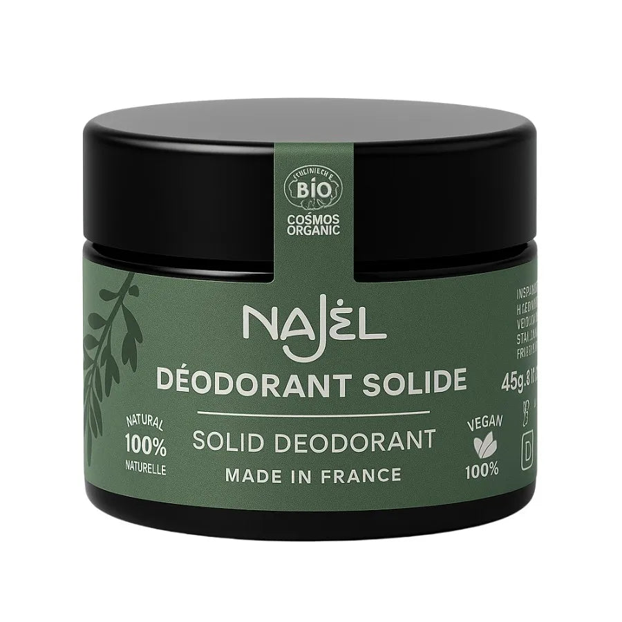 Un déodorant baume solide parfum embrun de Najel