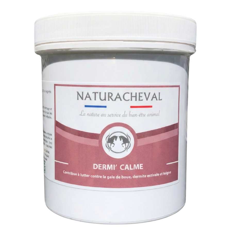 Un pot de dermi'calme de la marque naturacheval