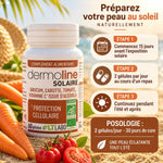 Dermoline Solaire Bio 60 gélules LT Labo avec posologie et ingrédients naturels pour protection solaire