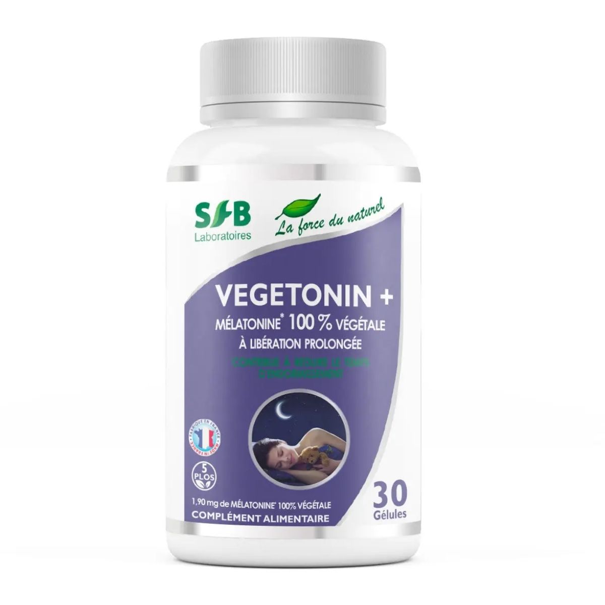 Vegetonin + Mélatonine Végétale - 30 gélules - SFB Laboratoires