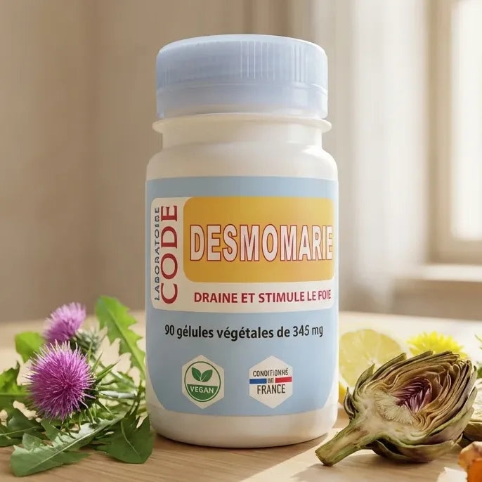 Desmomarie 90 gélules Laboratoire Code - complément détox foie naturel