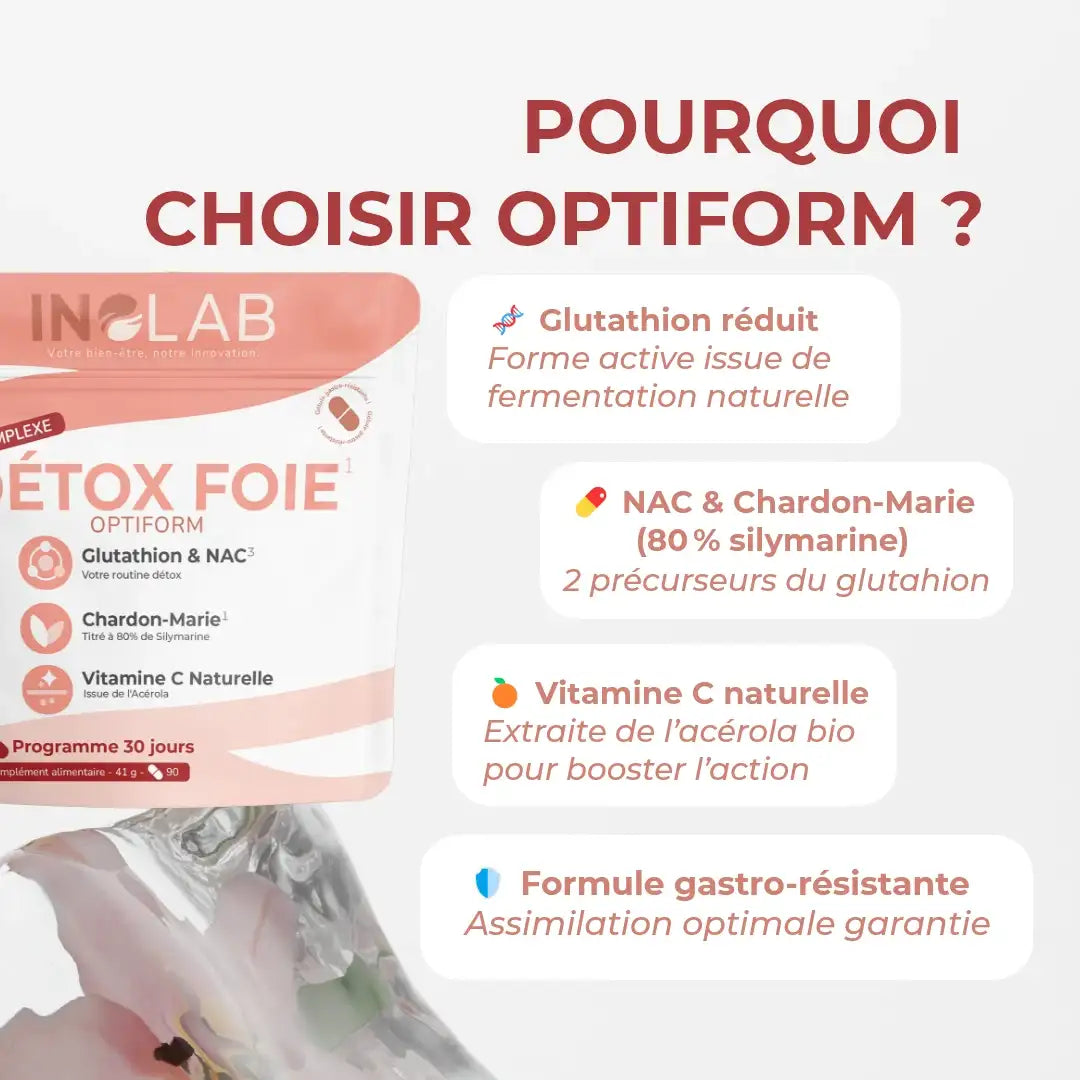 Pourquoi choisir Detox Foie Optiform Inolab