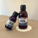 deux bouteilles de phycocyanine en 100 et 200ml de la marque etika spirulina