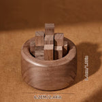 les dimensions du Diffuseur d'huiles essentielles en bois cylindrique déco