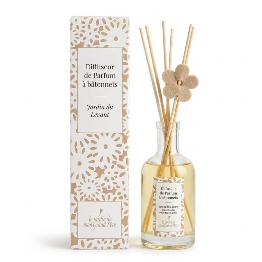 Diffuseur de Parfum à bâtonnets - Jardin du Levant - Jardin de Mon Grand Père