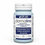 Flacon Dormaline 60 gélules LT Labo sur fond blanc, complément alimentaire sommeil