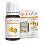 Un flacon de 20 ml de Duovia Vitamine D3 K2 MK7  INOLABe la marque