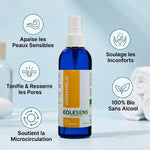 Eau florale Hamamélis bio 200ml Eolesens avec bénéfices pour peaux sensibles