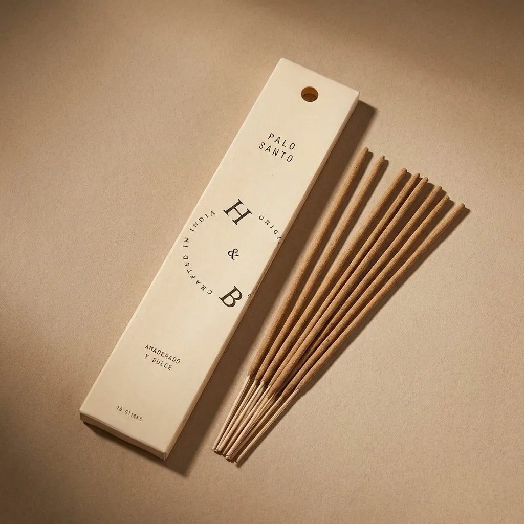 Encens naturel Palo Santo x6 en emballage premium avec bâtons artisanaux