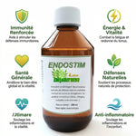 Endostim Labo-Demeter 250ml - Immunité renforcée chat et chien avec infographiques bénéfices