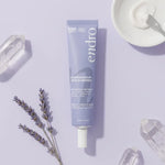 Endro soin contour yeux et lèvres 20ml tube lavande sur fond clair, routine anti-âge