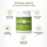 Epigalance 120 gélules - Protection cellulaire antioxydant défenses immunitaires Jade Recherche
