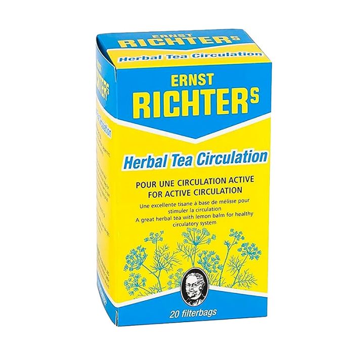 Une boite de 20 sachets de Tisane Richter Circulation de la marque Ernst Richter's