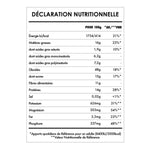 Valeurs nutritionnelles du superaliment Eveil du Bouddha Açaï Banane Fraise.