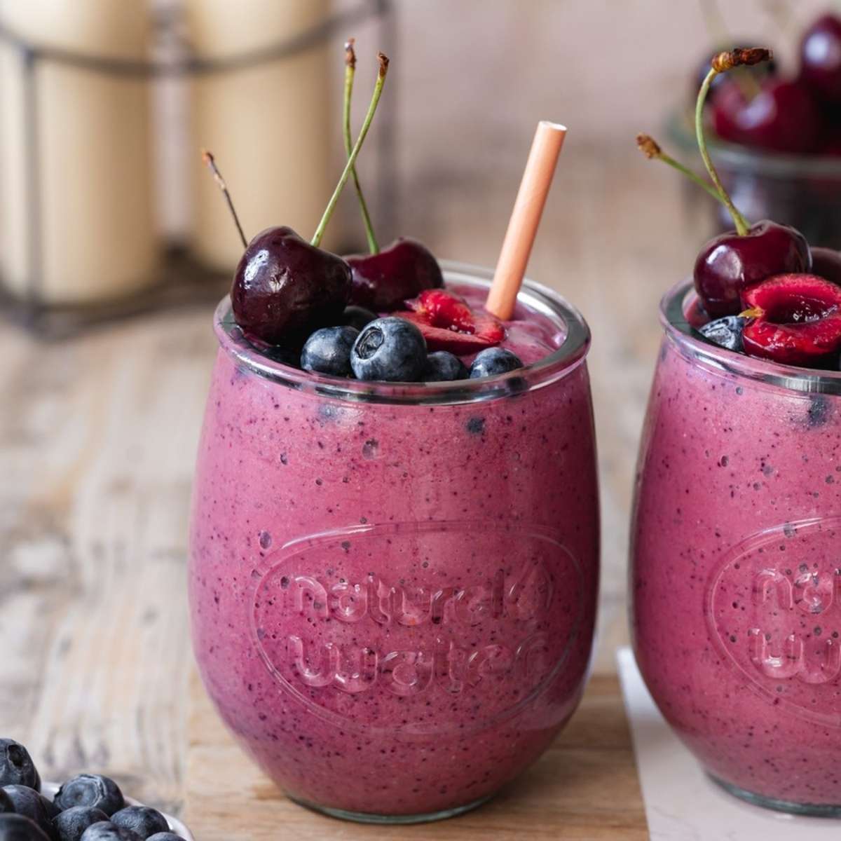 Photo d'un acai bowl fraise banane.