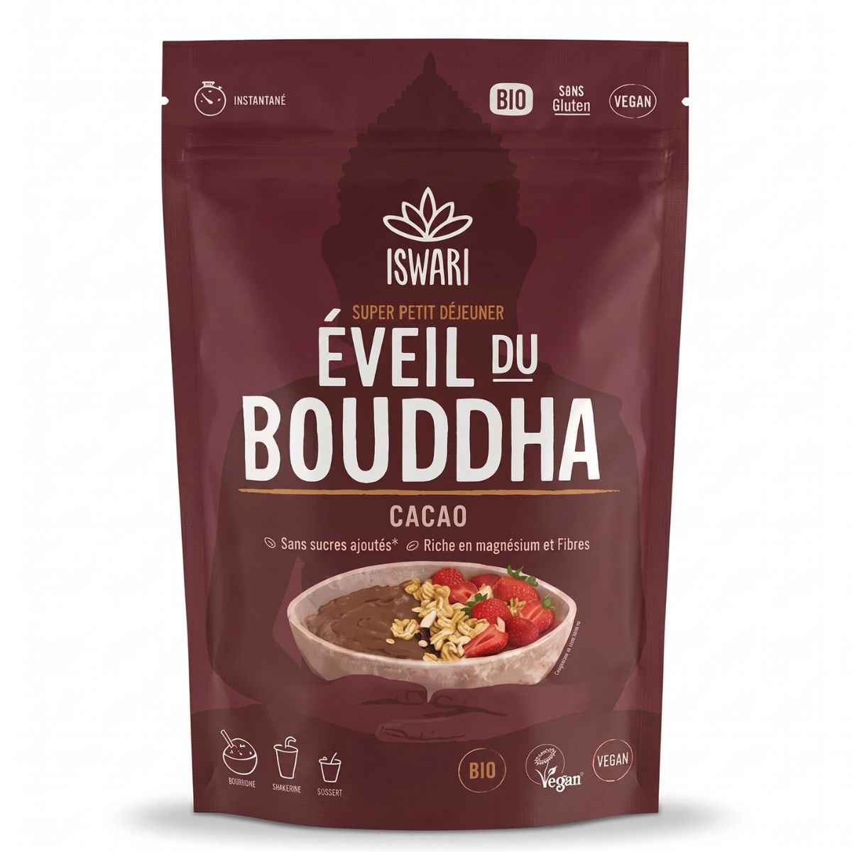 packshot eveil du bouddha iswari cacao