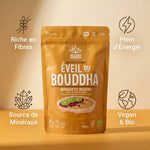 Eveil du Bouddha Mangue Baobab Iswari 360g avec bénéfices nutritionnels, vegan bio et riche en fibres