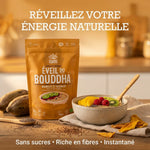 Eveil du Bouddha Mangue Baobab 360g Iswari - porridge bio vegan sans sucre avec mango et baies