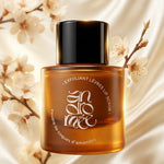 Exfoliant lèvres Andromée poudre coques d'amandes flacon verre ambré