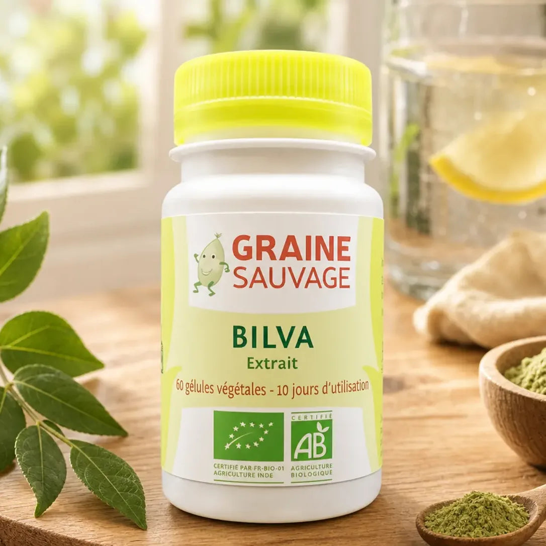 Extrait de Bilva Bio 60 gélules Graine Sauvage avec herbes naturelles et bois