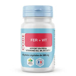 Complément alimentaire Fer + Vit 60 gélules Laboratoire Code sur fond blanc