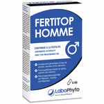 Fertitop Homme 60 gélules complément fertilité masculine Labophyto packaging bleu blanc