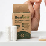 Fil dentaire en PLA Bambaw recharges 2x50M écologique durable
