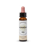 Fleur de Bach Agrimony bio 10ml flacon verre ambré avec pipette rose