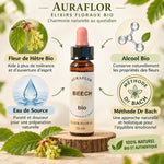 Fleur de Bach Beech bio 10ml Dioter - Flacon pipette avec ingrédients naturels