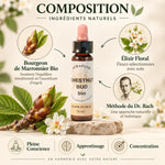 Fleur de Bach Bourgeon de marronnier Bio 10ml Dioter en flacon ambré avec compte-gouttes