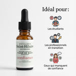 Fleur de Bach Confiance 20ml Saint-Hilaire avec infographie des utilisateurs idéaux