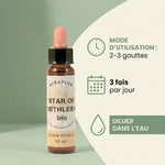 Fleur de Bach Etoile de Bethléem Bio 10ml Dioter avec mode d'utilisation et posologie