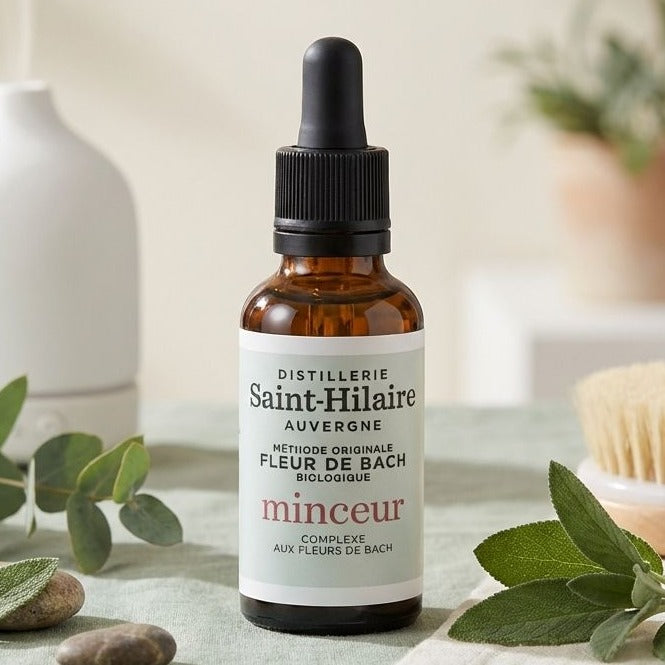 Fleur de Bach minceur bio 20ml Distillerie Saint Hilaire en flacon verre ambré